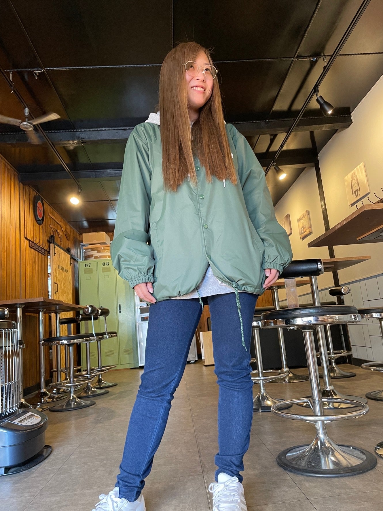 ORIGINAL Coach Jacket【Forest green】